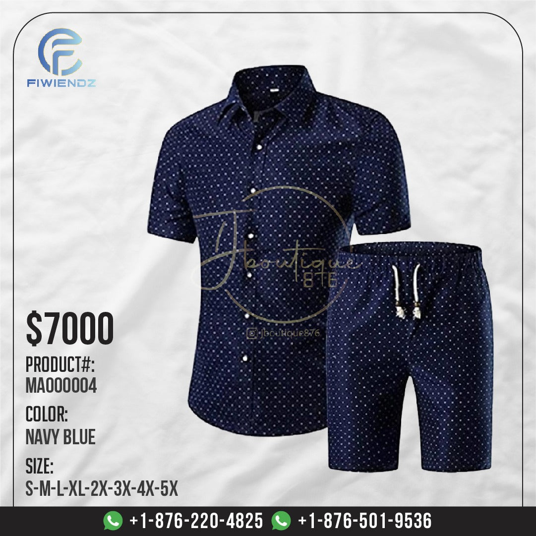 MA000004 - 3 pc matching suits - NAVY BLUE